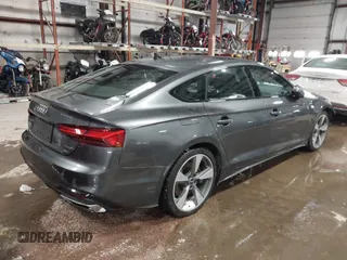 2021 Audi A5 Sportback S line Premium Plus with VIN WAUFACF54MA049369, listed as a IAAI auction lot 41269767 with 46,756 mi miles. Bid and sale history available at carsss.com. Image 4.
