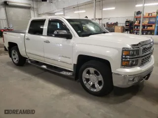 2014 Chevrolet Silverado 1500 LTZ with VIN 3GCUKSEC3EG208855, listed as a Copart auction lot 50006585 with 118,457 mi miles and Salvage Title. Bid and sale history available at carsss.com. Image 4.