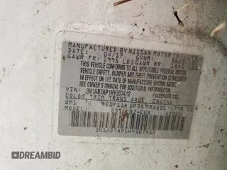 2017 Nissan Sentra S with VIN 3N1AB7AP1HY307412, listed as a Copart auction lot 53809965 with Not Provided miles and Salvage Title. Bid and sale history available at DreamBid. Image 12.