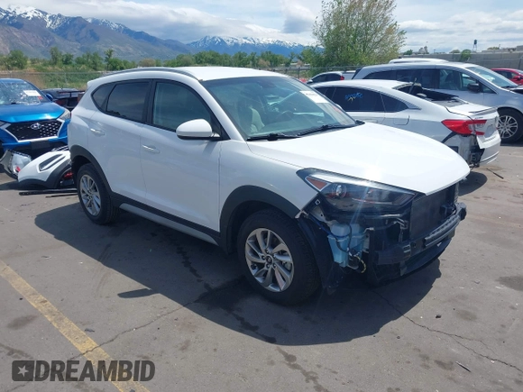 2018 Hyundai Tucson SEL Plus z VIN KM8J33A48JU766322, wystawiony jako IAAI lot #42184624 z przebiegiem 87 331 mil mil oraz . Historia ofert i sprzedaży dostępna na DreamBid. Obrazek 1.