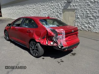 2020 Toyota Corolla SE with VIN JTDP4RCE8LJ006903, listed as a Copart auction lot 54253695 with 44,529 mi miles and Salvage Title. Bid and sale history available at carsss.com. Image 3.