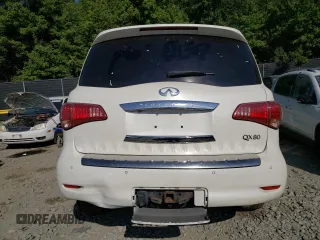 2015 Infiniti QX80 with VIN JN8AZ2NE9F9080157, listed as a Copart auction lot 65345124 with 126,394 mi miles and Salvage Title. Bid and sale history available at carsss.com. Image 6.