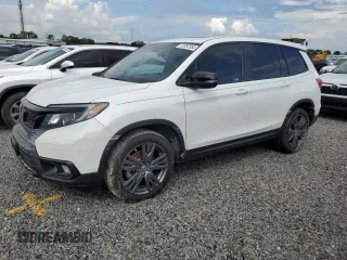 2021 Honda Passport EX-L with VIN 5FNYF7H53MB008417, listed as a Copart auction lot 73787554 with 0 mi miles and Salvage Title. Bid and sale history available at carsss.com. Image 1.