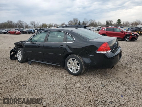 2014 Chevrolet Impala LT with VIN 2G1WB5E3XE1177552, listed as a Copart auction lot 54199115 with 29,319 mi miles and Salvage Title. Bid and sale history available at DreamBid. Image 2.
