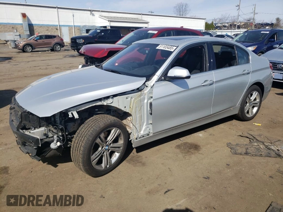 2017 BMW 3 Series 330i xDrive with VIN WBA8D9G30HNU63098, listed as a Copart auction lot 51103485 with 78,102 mi miles and Salvage Title. Bid and sale history available at carsss.com. Image 1.
