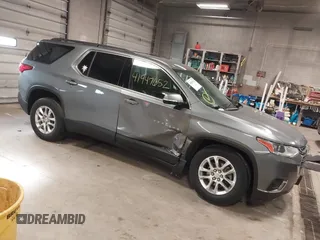 2019 Chevrolet Traverse LT Cloth z VIN 1GNEVGKW1KJ202867, wystawiony jako IAAI lot #41947652 z przebiegiem 97 737 mil mil oraz . Historia ofert i sprzedaży dostępna na DreamBid. Obrazek 1.