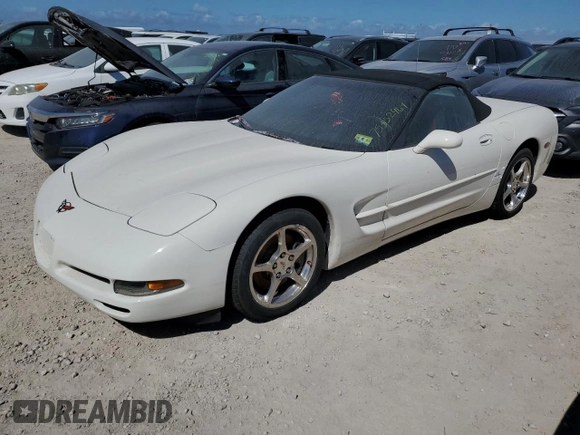 2002 Chevrolet Corvette with VIN 1G1YY32G425126965, listed as a Copart auction lot 75552964 with 0 mi miles and Salvage Title. Bid and sale history available at carsss.com. Image 1.