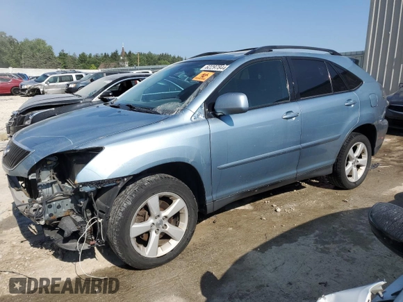 2006 Lexus RX with VIN 2T2HA31U96C106332, listed as a Copart auction lot 62297844 with 222,856 mi miles and Non Repairable. Bid and sale history available at carsss.com. Image 1.