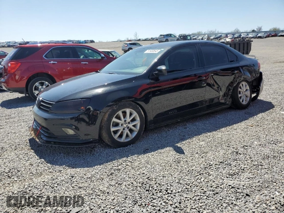 2015 Volkswagen Jetta SE with VIN 3VWD07AJ0FM414285, listed as a Copart auction lot 51930645 with 136,618 mi miles and Salvage title. Bid and sale history available at DreamBid. Image 1.