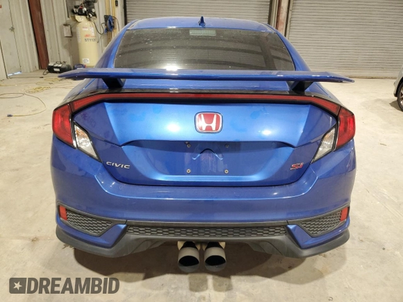 2018 Honda Civic Si with VIN 2HGFC3A58JH752704, listed as a Copart auction lot 43626265 with 125,929 mi miles and Salvage Title. Bid and sale history available at DreamBid. Image 6.