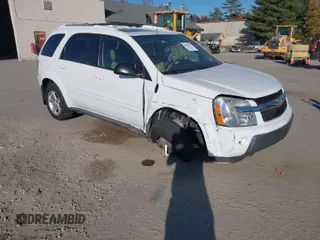 2005 Chevrolet Equinox LT with VIN 2CNDL73F656145362, listed as a IAAI auction lot 40675052 with 136,253 mi miles. Bid and sale history available at carsss.com. Image 1.