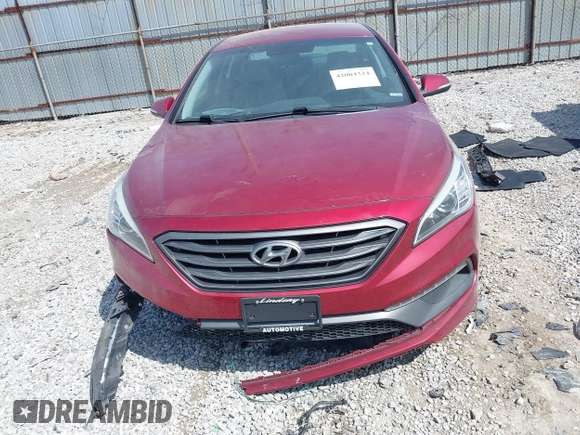 2016 Hyundai Sonata Sport with VIN 5NPE34AF1GH435470, listed as a IAAI auction lot 42004324 with 104,295 mi miles and . Bid and sale history available at DreamBid. Image 12.