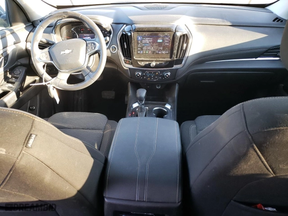 2021 Chevrolet Traverse LT Cloth with VIN 1GNEVGKW7MJ143584, listed as a Copart auction lot 46053565 with 98,066 mi miles and Salvage Title. Bid and sale history available at carsss.com. Image 8.