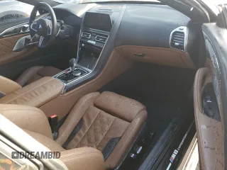 2022 BMW M8 Competition with VIN WBSAE0C04NCJ11232, listed as a Copart auction lot 45540125 with 8,034 mi miles and Salvage Title. Bid and sale history available at carsss.com. Image 8.