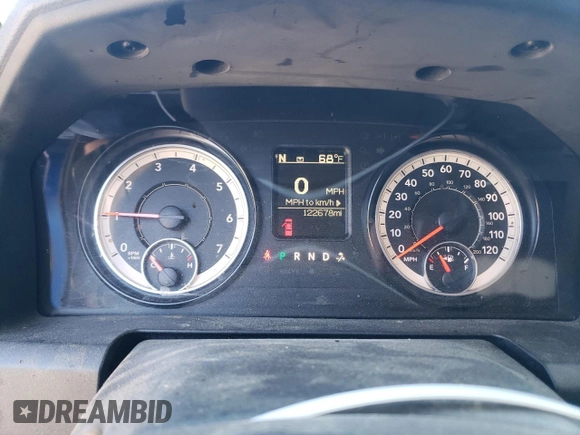 2017 Ram 1500 Express with VIN 1C6RR7FT4HS636032, listed as a Copart auction lot 78514034 with 122,678 mi miles and Salvage Title. Bid and sale history available at carsss.com. Image 9.