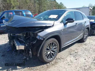 2022 Lexus RX with VIN 2T2YGMDA0NC087979, listed as a IAAI auction lot 41878695 with 39,022 mi miles. Bid and sale history available at carsss.com. Image 2.