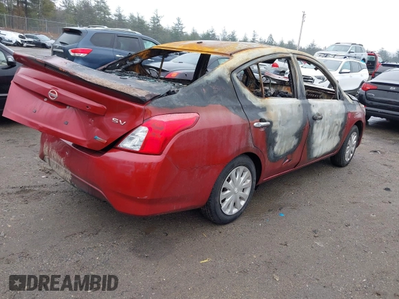 2016 Nissan Versa S with VIN 3N1CN7AP3GL802870, listed as a IAAI auction lot 41906788 with 44,000 mi miles. Bid and sale history available at carsss.com. Image 4.