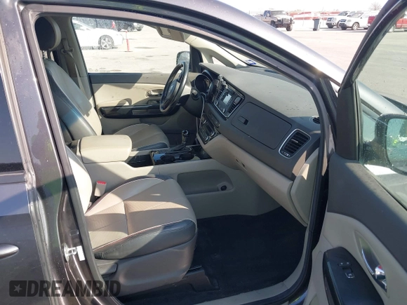 2016 Kia Sedona SX with VIN KNDMC5C11G6108175, listed as a IAAI auction lot 41860358 with 107,329 mi miles. Bid and sale history available at carsss.com. Image 5.