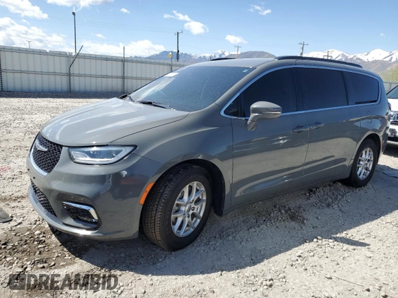 2022 Chrysler Pacifica Touring L z VIN 2C4RC1BG5NR177204, wystawiony jako Copart lot #53906755 z przebiegiem 71 654 mil mil oraz Szkoda całkowita • Salvage title. Historia ofert i sprzedaży dostępna na DreamBid. Obrazek 1.