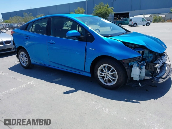 2022 Toyota Prius L Eco with VIN JTDKAMFU1N3164838, listed as a IAAI auction lot 42234309 with 45,451 mi miles and . Bid and sale history available at DreamBid. Image 1.