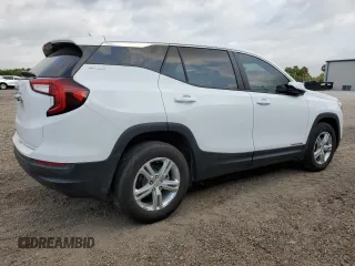 2024 GMC Terrain SLE with VIN 3GKALMEG1RL268701, listed as a Copart auction lot 55166565 with 9,849 mi miles and Salvage title. Bid and sale history available at DreamBid. Image 3.