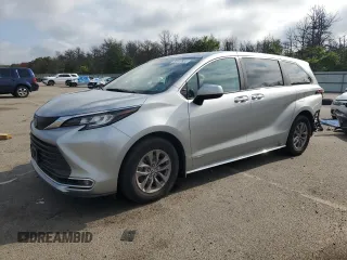 2021 Toyota Sienna XLE with VIN 5TDYRKEC3MS036629, listed as a Copart auction lot 63612855 with 96,097 mi miles and Salvage title. Bid and sale history available at DreamBid. Image 1.