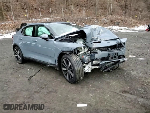 2022 Polestar 2 with VIN LPSED3KA3NL076196, listed as a Copart auction lot 42869655 with Not Provided miles and Salvage Title. Bid and sale history available at carsss.com. Image 11.