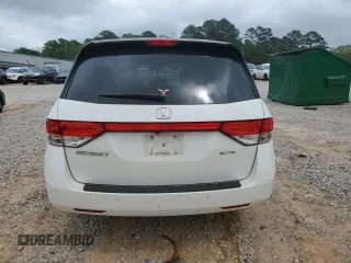 2016 Honda Odyssey Touring Elite with VIN 5FNRL5H91GB075591, listed as a Copart auction lot 51652045 with 126,965 mi miles and Salvage Title. Bid and sale history available at carsss.com. Image 6.