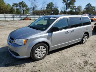 2018 Dodge Grand Caravan SE Plus with VIN 2C4RDGBG0JR136750, listed as a Copart auction lot 50957305 with 106,996 mi miles and Salvage Title. Bid and sale history available at DreamBid. Image 1.