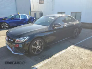 2016 Mercedes-Benz C 450 AMG with VIN 55SWF6EB9GU126292, listed as a Copart auction lot 43667945 with 126,767 mi miles and Clean Title. Bid and sale history available at carsss.com. Image 1.