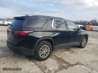 2022 Chevrolet Traverse LT Leather with VIN 1GNEVHKW6NJ110728, listed as a Copart auction lot 86633104 with 84,506 mi miles and Salvage Title. Bid and sale history available at carsss.com. Image 3.