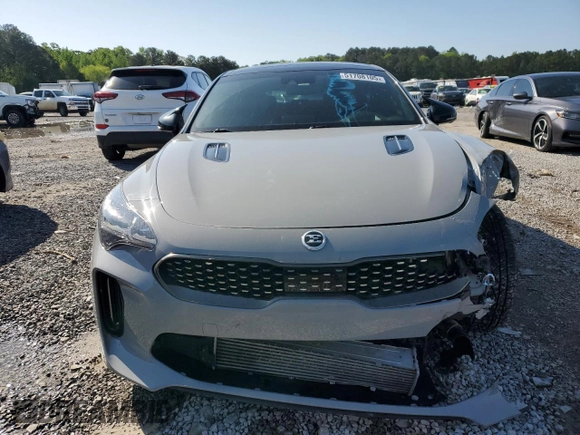 2018 Kia Stinger GT2 with VIN KNAE55LC7J6030490, listed as a Copart auction lot 51708105 with 98,548 mi miles and Salvage Title. Bid and sale history available at carsss.com. Image 5.