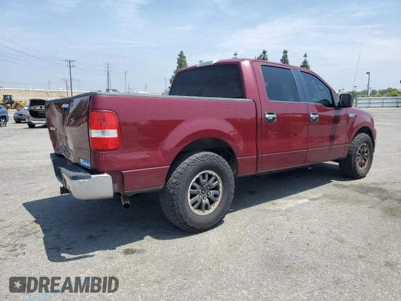 2005 Ford F-150 XLT with VIN 1FTPW125X5KF09293, listed as a Copart auction lot 60921515 with 154,521 mi miles and Salvage title. Bid and sale history available at DreamBid. Image 3.