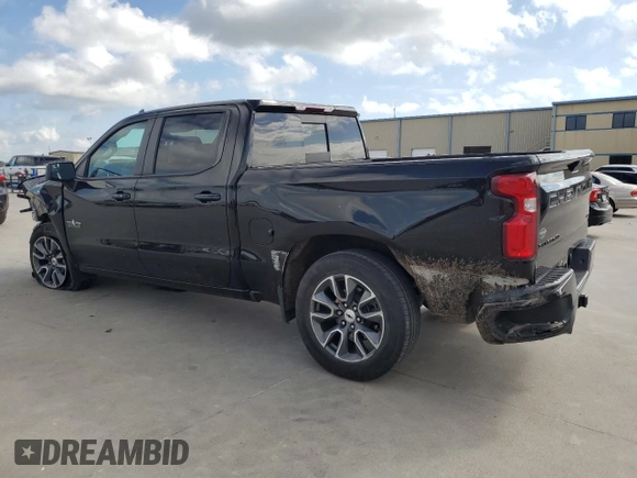 2021 Chevrolet Silverado 1500 RST with VIN 3GCPWDED9MG233862, listed as a Copart auction lot 58945824 with 53,566 mi miles and Salvage Title. Bid and sale history available at carsss.com. Image 2.