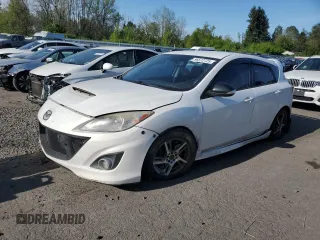 2013 Mazda 3 Mazdaspeed3 Touring with VIN JM1BL1L38D1805160, listed as a Copart auction lot 56572725 with 121,181 mi miles and Salvage title. Bid and sale history available at DreamBid. Image 1.