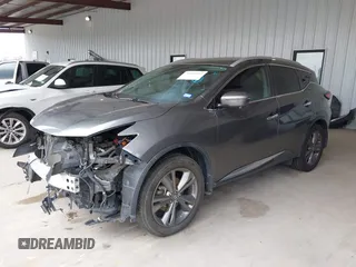2019 Nissan Murano S with VIN 5N1AZ2MJ2KN123499, listed as a IAAI auction lot 41915232 with 55,772 mi miles and . Bid and sale history available at DreamBid. Image 2.