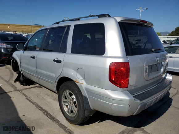 2004 Honda Pilot EX with VIN 2HKYF18644H544218, listed as a Copart auction lot 69693604 with 208,464 mi miles and Salvage Title. Bid and sale history available at carsss.com. Image 2.