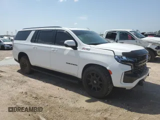 2023 Chevrolet Suburban z VIN 1GNSKDKL5PR286474, wystawiony jako Copart lot #55678915 z przebiegiem 96 049 mil mil oraz Szkoda całkowita • Salvage title. Historia ofert i sprzedaży dostępna na DreamBid. Obrazek 4.