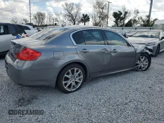2011 Infiniti G37 Sedan Journey with VIN JN1CV6AP7BM510728, listed as a Copart auction lot 44772725 with Not Provided miles and Salvage Title. Bid and sale history available at carsss.com. Image 3.