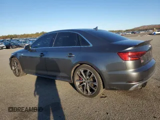 2018 Audi S4 Prestige with VIN WAUC4AF4XJA001442, listed as a Copart auction lot 44804865 with 52,682 mi miles and Salvage Title. Bid and sale history available at carsss.com. Image 2.