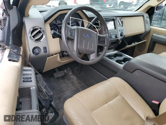 2012 Ford F-350 XL with VIN 1FT8W3DT8CEC65585, listed as a Copart auction lot 43032205 with 173,959 mi miles and Salvage Title. Bid and sale history available at DreamBid. Image 8.