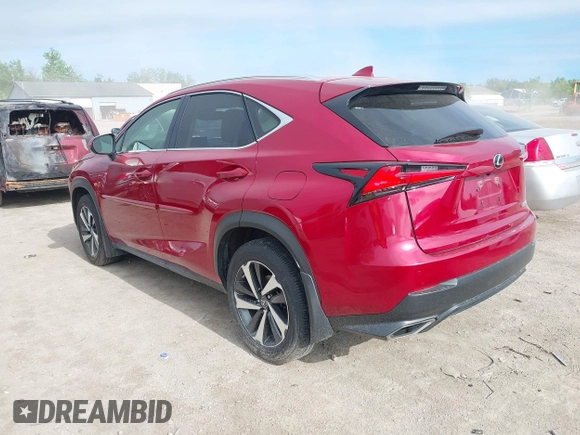 2020 Lexus NX 300 with VIN JTJGARDZ7L5013597, listed as a IAAI auction lot 42286012 with 31,208 mi miles and . Bid and sale history available at DreamBid. Image 3.