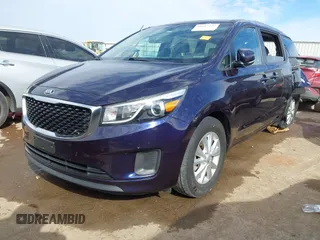 2018 Kia Sedona LX with VIN KNDMB5C15J6390850, listed as a IAAI auction lot 41667222 with 114,879 mi miles. Bid and sale history available at carsss.com. Image 18.
