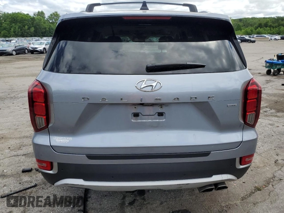 2020 Hyundai Palisade SEL z VIN KM8R4DHE6LU167751, wystawiony jako Copart lot #61081034 z przebiegiem 52 018 mil mil oraz Szkoda całkowita • Salvage title. Historia ofert i sprzedaży dostępna na DreamBid. Obrazek 6.