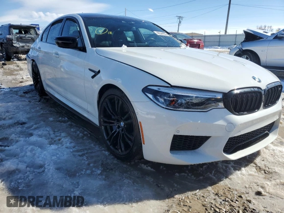 2019 BMW M5 Competition with VIN WBSJF0C51KB447883, listed as a Copart auction lot 42544553 with 14,000 mi miles. Bid and sale history available at carsss.com. Image 4.