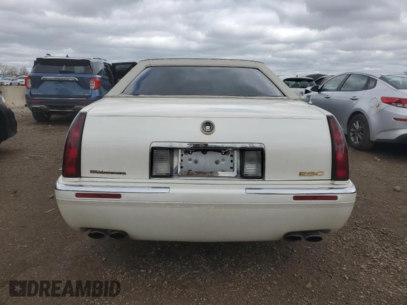 2002 Cadillac Eldorado ESC with VIN 1G6EL12Y52B103303, listed as a Copart auction lot 53337965 with 98,007 mi miles and Clean Title. Bid and sale history available at DreamBid. Image 6.