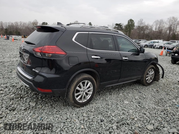 2017 Nissan Rogue S with VIN 5N1AT2MV5HC747418, listed as a Copart auction lot 50242085 with 95,976 mi miles and Salvage Title. Bid and sale history available at carsss.com. Image 3.