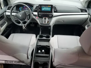 2023 Honda Odyssey EX with VIN 5FNRL6H55PB076665, listed as a Copart auction lot 57663235 with 19,346 mi miles and Salvage title. Bid and sale history available at DreamBid. Image 8.