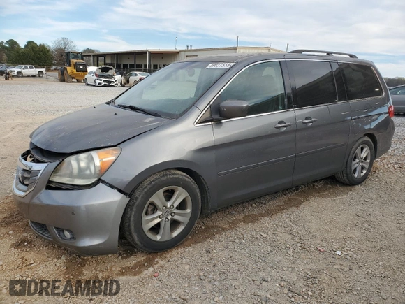 2010 Honda Odyssey Touring with VIN 5FNRL3H98AB005906, listed as a Copart auction lot 49037555 with 267,391 mi miles and Salvage Title. Bid and sale history available at carsss.com. Image 1.
