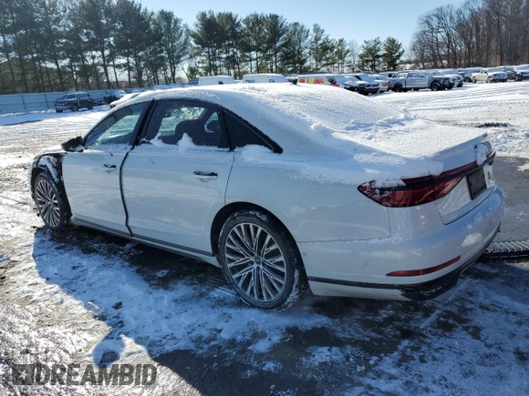 2019 Audi A8 L with VIN WAU8DAF84KN015999, listed as a Copart auction lot 88240025 with 61,406 mi miles and Salvage Title. Bid and sale history available at carsss.com. Image 2.